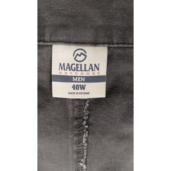 Magellan Shorts Mens 40W Gray Dark Measured 42 Inch Waist - Picture 5 of 10